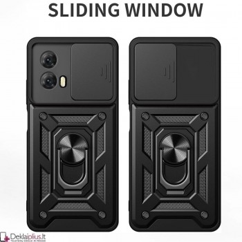 5in1 smūgiams atsparus dėklas su kameros apsauga - juodas (Motorola Moto G04/G04S/G24/G24 Power) 5in1 smūgiams atsparus dėklas su kameros apsauga - juodas (Motorola Moto G04/G04S/G24/G24 Power)